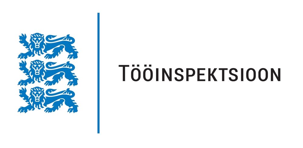 Tööinspektsiooni logo – Palgajutud koostööpartner teadliku ja turvalise tööelu edendamisel.